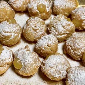 Ricetta Bignè vegani con crema d'arancia