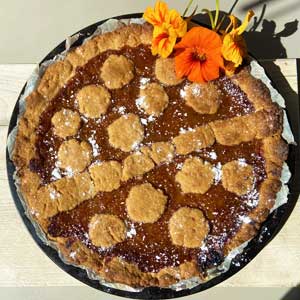 Ricetta Crostata vegana con marmellata di arance