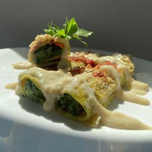 Ricetta Cannelloni vegani ricotta e spinaci