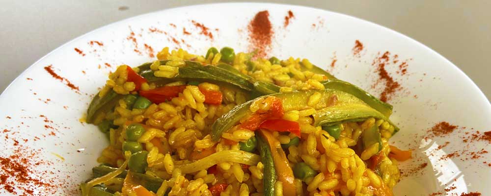 Paella vegetariana